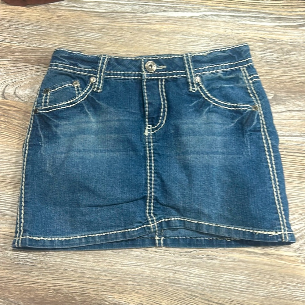 Jeans mini skirt